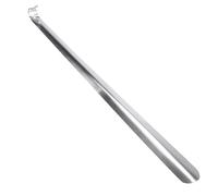 SHINEOFI Chausse-pied en Acier Inoxydable 51,5cm, Accessoire Portable Trou Réservé, Outil Simple pour Enfiler Chaussures sans Se Blesser