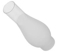 SHINEOFI Cheminée de Lampe à Pétrole en Verre Dépoli Transparent Petit Abat-Jour 55 CM Accessoire de Remplacement Vintage pour Lampe à Huile Protège le Vent et Adapté à L’Éclairage