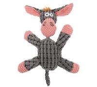 SHINEOFI Chien Peluche Animal Sonore à Mâcher pour Soins Dentaires et Jeu Interactif Réduit Ennui et Stimule Intérêt des Chiens