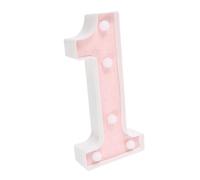 SHINEOFI Chiffres Décoratifs Lumineux à LED Géants Lettre Lumineuse Chiffres D'anniversaire Éclairage Doux pour Fêtes Romantiques et Occasions Spéciales