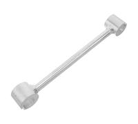 SHINEOFI Clé de Réglage pour Charnières de Porte Double Tête Outil Portable en Acier pour Écartement 8-19 MM Compatible Portes Bois Fer et Coupe-Feu Réglage Précis et Réparation