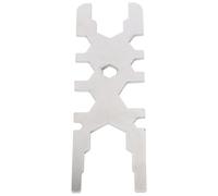 SHINEOFI Clé Robinet Multifonction Acier Outil de Réparation pour Montage et Démontage Robinetterie Épaisseur Adaptée Aux Raccords et Barboteur Usage Domestique