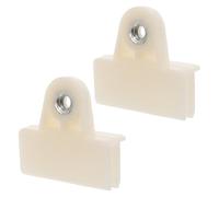 SHINEOFI Clip de Fixation pour Vitre de Voiture en Plastique Beige Pince à Verre Robuste pour Lève-Vitre Support Stable pour Fenêtre de Porte Accessoire Auto Solide et Polyvalent