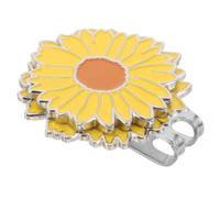 SHINEOFI Clip marqueur de Golf en métal avec Design Unique de Fleur, Compatible Casquettes à Bord, Accessoire de Golf pour marquage Rapide des balles Terrain de Golf