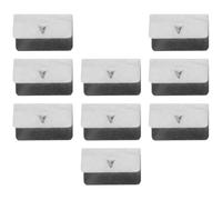 SHINEOFI Clips de Fixation pour Déflecteur de Vent Voiture Lot de 10 Clips Métalliques Solide Système Sécurisé Anti-Desserrage Accessoires Auto pour Pare-Brise et Protection Pluie et