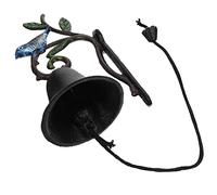 SHINEOFI Cloche de Porte Vintage à Main Décoration de Jardin Maison Ferme Carillon pour Intérieur Extérieur