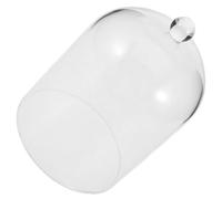 SHINEOFI Cloche en Verre Transparent 12x12x16 Cm pour Fleurs Éternelles, Dôme D'affichage Décoratif Polyvalent pour Maison, Protection Antipuces pour Objets d'art et Décoration Intérieure