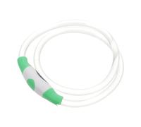 SHINEOFI Collier Lumineux pour Chien LED Vert Sécurité Anti-Collision Collerette Lumineuse Pratique pour Promenades et Fêtes