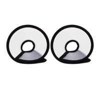 SHINEOFI Collier Multi-usages de Protection Anti-Morsure pour Hamster en Polaire et Plastique, 2 Pièces pour Petits Animaux en D'irritation ou Blessure