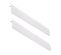 SHINEOFI Combleurs D'espaces pour Cuisinière à Gaz 63 Cm Bandes Anti-graisse en Silicone Résistant Haute Température Protections Plan de Travail la Cuisine 2 Pièces Blanc