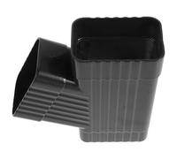 SHINEOFI Connecteur Aluminium pour Gouttière Angle pour Système de Drainage des Eaux Pluviales Accessoire et Facile à Installer