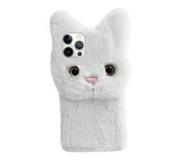 SHINEOFI Coque de Téléphone Peluche Fluffy pour Étui Protecteur DouxC Aux Chocs et Aux Rayures Design Confortable et Élégant Facile et Fonctions