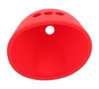 SHINEOFI Coque Silicone Antichoc et Étanche pour Enceinte Intelligente Protection Anti-poussière avec Accès Facile Aux Boutons et Ports Housse Résistante Aux Chocs Rouge