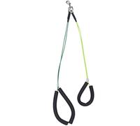 SHINEOFI Corde pour Table de Toilettage en Acier Inoxydable Jaune et Vert Corde de Bain Beauté pour Animaux Sécurisée Anneau en Éponge pour Toilettage Chien