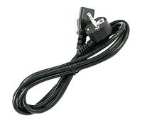 SHINEOFI Cordon d'alimentation en Cuivre 3 Broches 1 Mètre pour Appareils Électroménagers, Câble Secteur Flexible Et Résistant Haute Température, Utilisation Domestique Et Bureau, Couleur Noire