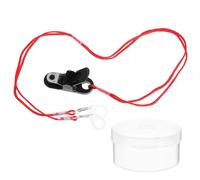 SHINEOFI Cordon pour Amplificateur Auditif avec Clip de Sécurité, Lanière de Maintien Anti-perte, Nylon Silicone, Fixation Sécurisée, pour Seniors, Modèle Derrière l'Oreille
