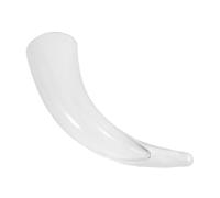 SHINEOFI Corne à Boire en Verre 550 Ml Grosse Taille Verre Transparent pour Cocktails et Jus Chope Viking Médiévale Originale pour Apéritifs Festifs et Soirées à Thème