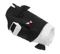 SHINEOFI Costume de Chien Prince Smoking pour Petits Chiens Tenue Élégante avec, Déguisement pour Anniversaire Mariage et Fête