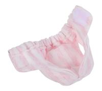 SHINEOFI Couches pour Petits Animaux, Culottes Réutilisables pour Animaux, Protection Lavable, Polyester, Taille L, Rose, pour Séances D'entraînement et Voyage, pour Cochon d'Inde et Lapin