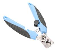 SHINEOFI Coupe-Ongles pour Chat Bleu en Abs et Métal Design Élastique et Économie D'effort, Accessoire Pratique pour Soins des Griffes en Milieu Domestique