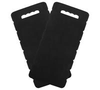 SHINEOFI Coussins de Jardinage en Eva 2pcs, Genouillères Noires Légères et Faciles à Transporter pour Protéger Genoux Lors Jardinage Peinture
