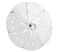 SHINEOFI Couvercle Anti-Déversement Réglable en Acier Inoxydable Couvercle de Passoire Multifonction pour Casserole Taille Ajustable Accessoire la Cuisine Pratique et Robuste