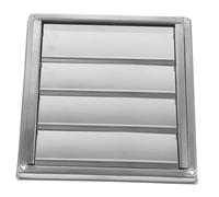 SHINEOFI Couvercle De Ventilation Extérieur Pour Sécheuse à Persiennes Étanche Pluie Et Au Soleil Pour Montage Mural