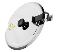 SHINEOFI Couvercle en Acier Inoxydable 10L pour Cuiseur à Soupe Électrique Couvercle Thermique Anti-Déversement pour Appareil Chauffe-Soupe Commercial Accessoire la Cuisine Buffet