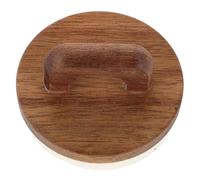 SHINEOFI Couvercle Hermétique en Bois avec Poignée Ronde pour Bocaux à Large Bouche, Joint en Silicone Étanche, Facile à Ouvrir et Fermer, Conservation Cuisine