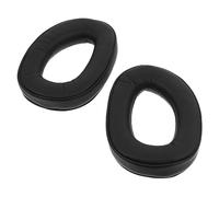 SHINEOFI Couvercles D'écoute Coussinets De Remplacement pour Oreillettes Couvercles d'oreille Ultra Coussins -tête Coussinet d'oreille pour Casque Noir Faux Cuir