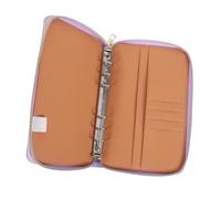 SHINEOFI Couverture De Carnet Enveloppes Anneaux Agenda Pour Carte École Budget Système De Feuilles D'Argent Pour Remplissage Classeur En Vrac Rechargeable