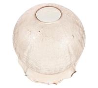 SHINEOFI Crackle Glass Pendant Lampshade Replacement Vintage Retro Lamp Shade Cover For Table And Hanging Lights Handcrafted Crackled Glass Lamp Shade For Living Bedroom Farmhouse