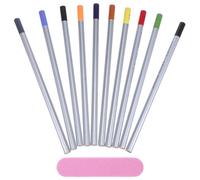 SHINEOFI Crayons de Couleur pour Sous-glaçure Céramique, Kit 10 Couleurs | Bois, Tracé Précis et Résultats Réguliers, Outil de Ponçage pour Bisqueware, Vases, Ateliers ou Studio