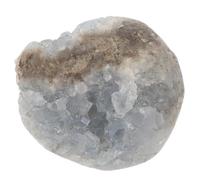 SHINEOFI Cristal de Célestine Irrégulier pour Décoration de Bureau Finition Naturelle, Accent Géologique Élégant pour L'entrée Maison