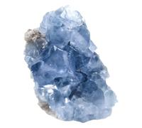 SHINEOFI Cristal Naturel de Célestine Irrégulière pour Décoration de Bureau et Bijoux DIY, Pierre Précieuse Propriétés de Guérison, Présent pour Collectionneurs