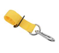 SHINEOFI Crochet de Traction pour Équipement de Gym à Domicile en Fer Sangle Jaune, Installation Rapide et Sécurité Améliorée pour Espace Fitness et Balançoire