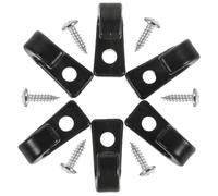 SHINEOFI Crochet J Robuste en Nylon et Acier Inoxydable 6 Vis, Accessoire Multifonction pour Kayak et Équipement Outdoor, pour Fixation et Arrimage