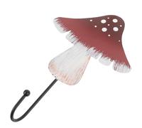 SHINEOFI Crochet Mural de Champignon Marron, Crochet Décoratif Réutilisable pour Vêtements et Porte-clés, Fixation Adhésive sans Perçage, Cuisine, Salle de Bain et Entrée - Patère Murale