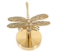 SHINEOFI Crochet Mural Décoratif en Laiton sans Perçage, Crochet Porte-manteaux Rétro Doré, Patère Murale Polyvalente pour Chambre et Salle de Bain, Fixation Adhésive Pratique