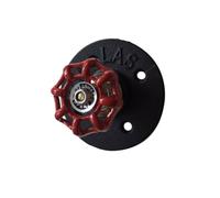 SHINEOFI Crochet Mural en Fonte Alliée Rouge, Patère Murale Ronde à Bride, Crochet Cintre à Vêtements Robuste pour Manteaux, Chapeaux et Serviettes, Usage Intérieur et Extérieur,