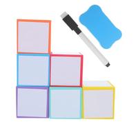 SHINEOFI Cube Effaçable en Mousse Eva Personnalisable avec Surface Douce, pour Étudiants et Éducateurs en Classe ou Loisirs