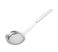 SHINEOFI Cuillère en Acier Inoxydable 8 CM, Passoire à Soupe à Mailles Fines, Écumoire Multifonction pour Ustensiles la Cuisine et Filtre Séparateur Huile, pour Filtrer Graisse et Mousse