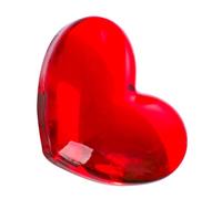 SHINEOFI Cœur Presse-Papier Ornement Solide et Brillant en Cristal Rouge pour Décoration de Table Romantique, Saint-Valentin pour Salon et Centre de Table