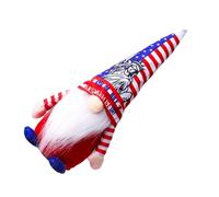 SHINEOFI Décoration Patriote de GNOME Fête du 4 Juillet, Figurine Décorative de Table en Résine, Ornement Patriotique pour Maison, Bureau ou Café, Décoration Anniversaire et Fête Nationale