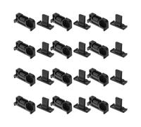 SHINEOFI detachable cabinet connectors panel connector for cabinets 12pcs ABS adjustable tool free installation fast installation push-on clamps for furniture panel shelving custom DIY