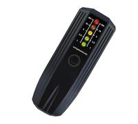 SHINEOFI Détecteur Emf Portable Noir Compteur de Champ Magnétique Électromagnétique Numérique Mesureur de Rayonnement Électromagnétique Main 5 LED Indicateurs Équipement de Test Emf