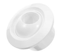 SHINEOFI Diffuseur Air Sphérique Réglable Abs pour Ventilation Centrale Embout Rotatif Anti-condensation pour Plafond Adapté Bureaux Salles Attente et Aéroports