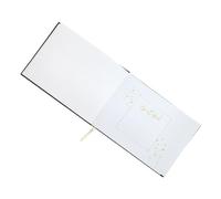 SHINEOFI Dor Funéraire pour Registre de Condoléances Carnet de Signatures pour Invités Cahier de Souvenirs Commémoratif