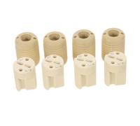 SHINEOFI Douille à Vis G9 Plastique Pour Ampoule - Support De Lampe De Plafond Solide - Lot De 4 Pièces - Remplacement De Douille De Candélabre - Usage Intérieur