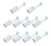 SHINEOFI Douille Ampoule E14 Filetage Solide, Lot de 10, Conception Simple pour Installation Rapide Chambre et Espaces Intérieurs